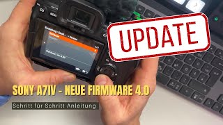 Sony a7IV Firmware 40  endlich Focus Stacking verfügbar [upl. by Rene]