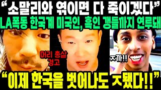 진심 상황 ㅈ된 악마 유튜버 조니 소말리  한국계 미국 갱스터들의 경고 한국인을 건드린 이상 조니 소말리 주변인들도 예외 없다는데 반면 개판 났다는 일본 근  해외반응 [upl. by Kanter]