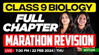 Class 9 Biology  Full Chapters  Marathon Revision  Xylem Class 9 [upl. by Henden]