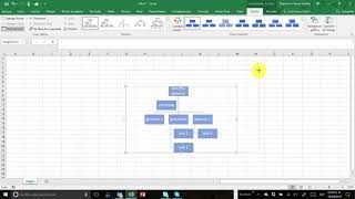 Crear un organigrama en Excel 2016 [upl. by Arakaj]