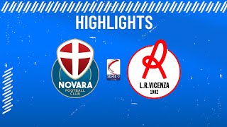 NovaraVicenza 30  6 giornata  Serie C  Highlights [upl. by Anilatac544]