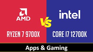 RYZEN 7 9700X vs CORE I7 12700K [upl. by Rosita71]