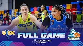 ZVVZ USK Praha v Perfumerias Avenida  Full Basketball Game  EuroLeague Women 202324 [upl. by Atinuj]