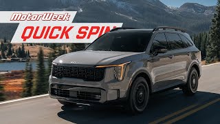 2024 Kia Sorento  MotorWeek Quick Spin [upl. by Enier]