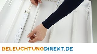 Installationsanleitung Wie ersetze ich meine T5 Leuchstoffröhre durch LED  Beleuchtungdirektde [upl. by Katsuyama]