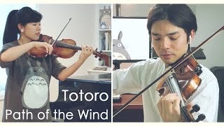 My Neighbor Totoro  Path of the Wind  Violin Cover  Joe Hisaishi [upl. by Aiuoqes]