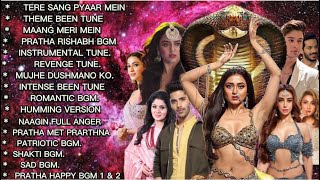 Naagin 6All SongsTitle SongTere Sang PyaarSad BgmPratha RishabhPrarthanaTejasswi Prakash [upl. by Mazman]