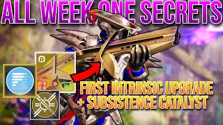 Destiny 2 ALL Week 1 Secrets In Encore First Intrinsic Upgrade And Catalyst [upl. by Innoj770]