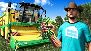 BAD FARMERS GROW GREEN BEANS Farming Simulator 25 [upl. by Eiduj468]