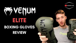 Venum Elite Boxing Gloves REVIEW  Popular Gloves [upl. by Nihi]