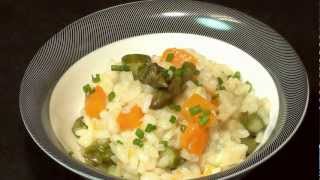 Risotto de calabaza y espárragos verdes [upl. by Garcia]