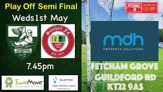 Leatherhead Fc v Southall Fc Play off Semi Final [upl. by Nosreffej]