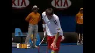 Roko Karanusic the best points at AO 2009 vs R Nadal [upl. by Lodie]