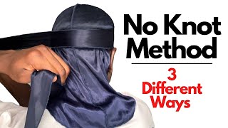 No Knot Method Tutorial 3 Different Ways [upl. by Yenreit924]