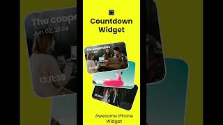 Countdown for iPhone event scheduling app including a widget ios iphone countdown [upl. by Marabelle]