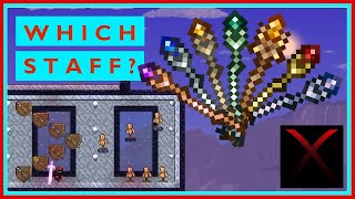 Which Gem Staff is the Best Terraria 14 [upl. by Fredie]