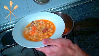 Garbanzos con arroz la receta de mi abuela paso a paso y muy fácil [upl. by Stine335]