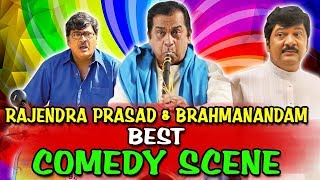 Rajendra Prasad amp Brahmanandam Best Comedy Scenes  Son Of Satyamurthy Dangerous Khiladi [upl. by Ocirred]