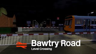 Bawtry Road Level Crossing BR Trainspotting  Roblox [upl. by Huberto]