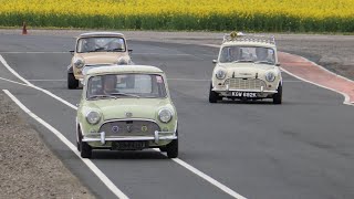 Blyton park mk1 action day 2022 in my k series classic mini [upl. by Eelarac]