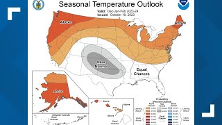 NOAA 20232024 Winter Outlook  What to expect in the northeast [upl. by Adiol]