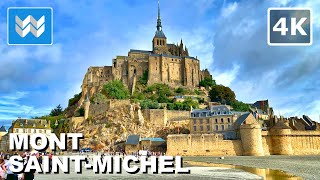 4K Inside Mont SaintMichel in Normandy France 🇫🇷  Walking Tour Vlog amp Vacation Travel Guide [upl. by Lina953]