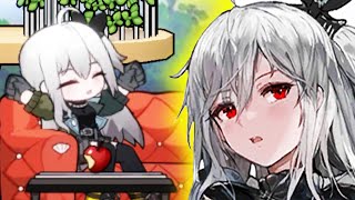 Skadi 「The Next Afternoon Tea」 Skin VS 「Waverider WR04」 Comparison Arknights [upl. by Nirrek]