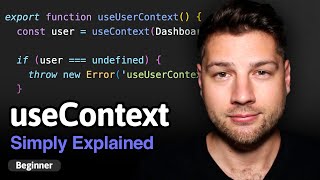 Learn React Hooks useContext  Simply Explained [upl. by Eiresed542]