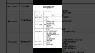 Half yearly examination 20242025 12th standard time table [upl. by Dolph]