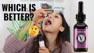 Full Spectrum Hemp Oil vs CBD oil  mini caretaker yoga vlog 😁 [upl. by Admama348]