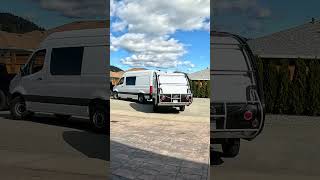 First time towing the nuCamp Tab 320 Boondock with Mercedes Sprinter Van sprintervan tab320 [upl. by Nifares726]