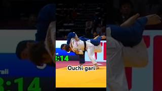 Hifumi Abe Clean Ouchi gari 🦵2024 Paris Olympics Gold medalist judo grappling jiujitsu [upl. by Anawot688]