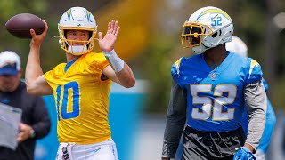 Chargers Highlights At 2024 OTAs Weeks 12  LA Chargers [upl. by Barkley]