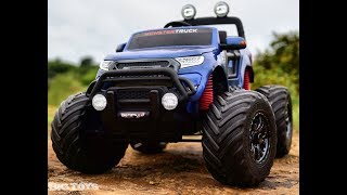 Toddler ride on Giant Monster truck from Big Toys Green Country [upl. by Ennayelsel]