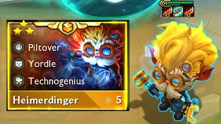 TFT  Haimerdinger 3 sao Ivern 3 sao  Long tộc Tái tạo hệ chơi mạnh nhất mùa 55 [upl. by Oiluarb209]