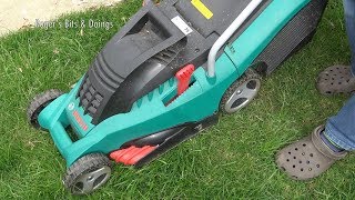 One Man Went To MowWith A Bosch Rotak 34 Ergoflex Lawn Mower [upl. by Annet]