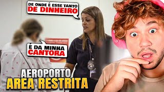 EMPRESÁRIA DE UMA ARTISTA MUITO FAMOSA SE DEU MAL NO AEROPORTO ÁREA RESTRITA [upl. by Mannie]