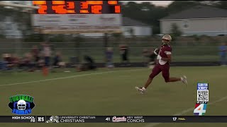 Football Friday Game of the Week St Augustine holds on to beat Bartram Trail 3431 [upl. by Annovaj]