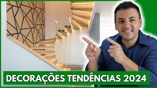 10 TENDÊNCIAS DE DECORAÇÕES PARA 2024 [upl. by Shwalb131]