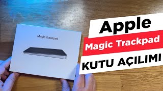 Apple Magic Trackpad KUTU AÇILIMI  Siyah MultiTouch Yüzey [upl. by Shinberg458]