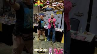 Power Rangers fan morphin with Catherine Sutherland [upl. by Eynaffit447]