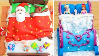 Amazing Christmas Cakes  Festive Cake Decorating Ideas [upl. by Arotak]