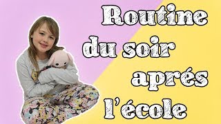 ROUTINE DU SOIR aprés lécole  QUI A FAIT MA VOIX OFF   Lunah Lucornah [upl. by Lyontine46]