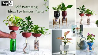 Top 4 Self Watering Ideas for your Indoor PlantsAutomatic Watering Systems for PlantsGREEN PLANTS [upl. by Earehc144]