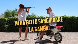 MINIMOTO VS AK 47 DA SOFTAIR SPECIALE 200K [upl. by Tirza]