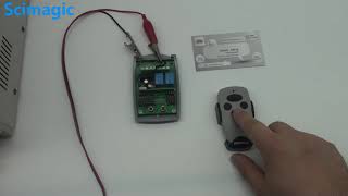 SMG 822 433 92Mhz Universal Receiver works with Doorhan Remote Control 433 92mhz [upl. by Asimaj]