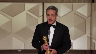 Matthew Macfadyen Wins Best Supporting Male Actor – Television I 81st Annual Golden Globes [upl. by Farmann]