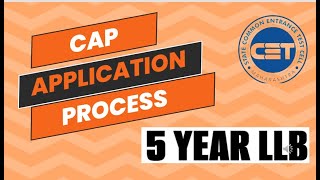 CAP Application for LLB 5 yrs Integrated Course 202425  LLB 5  MHACET LLB5  Marathi [upl. by Miarzim372]