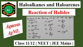 Haloalkanes and Haloarenes  Reaction of Halides  01 [upl. by Merrie]