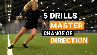 5 Drills to MASTER LATERAL MOVEMENT  Speed Change of Direction Prevent Injuries [upl. by Ozzie]